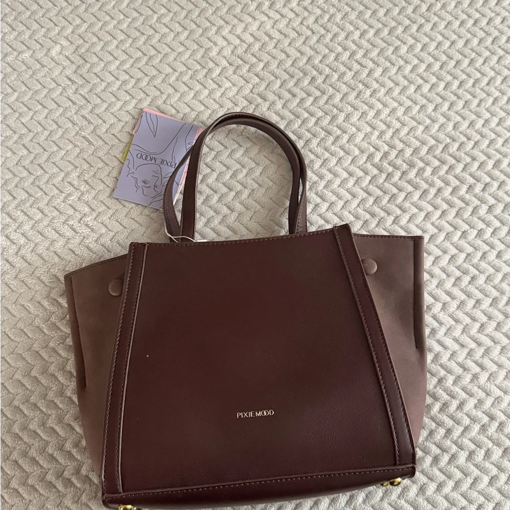 Pixie Mood Chocolate Brown Tote - Picture 3 of 3